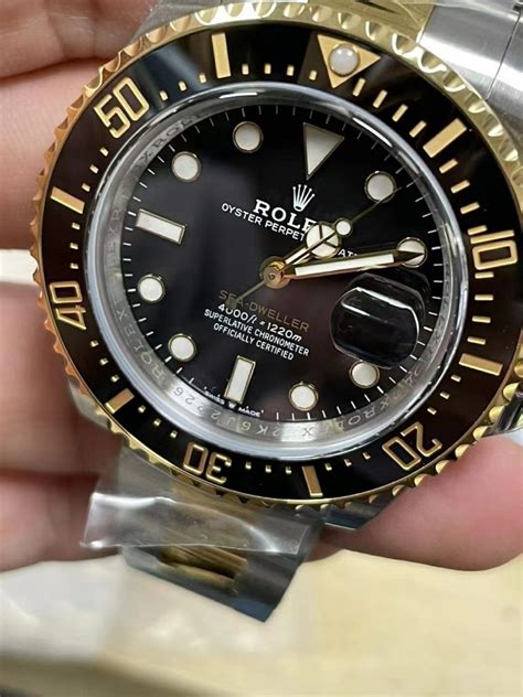 rolex sea dweller replica review|swell rolex clone sea dweller.